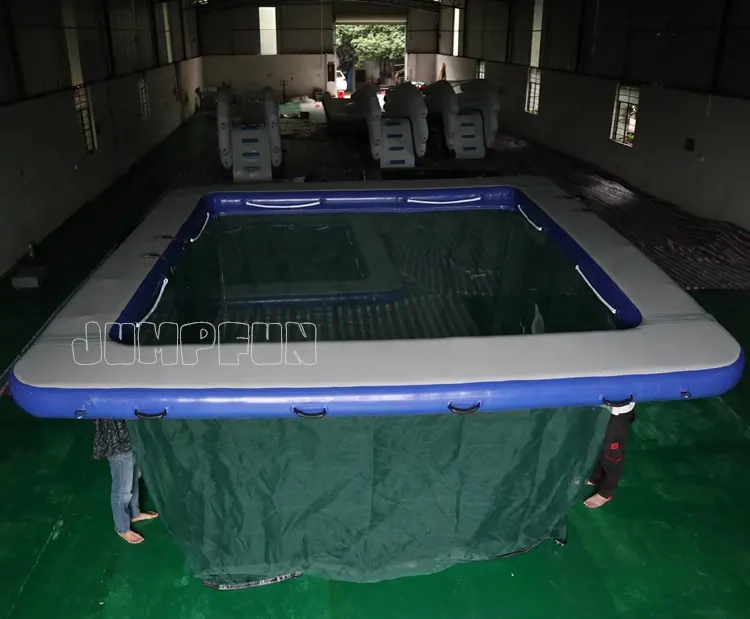7ft sâu chống ăn mòn lưới du thuyền hồ bơi 13.1ftx13.1ft Inflatable lưới nổi Hồ bơi cho người lớn giảm giá