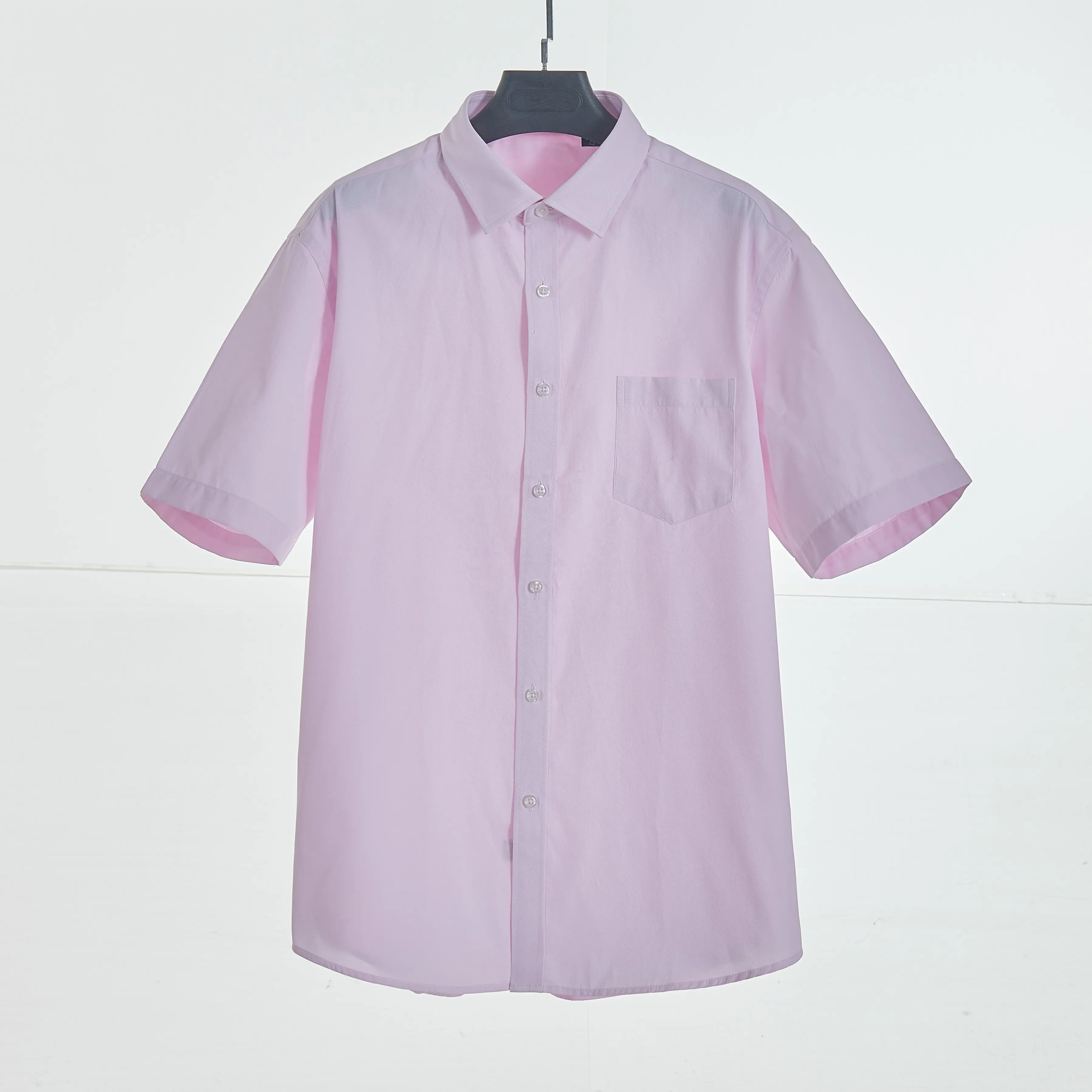123 Textiel Groothandel Vloeibare Ammoniak Violet Roze Puur Katoenen Garen Geverfde Strepen Stof Voor Shirt Kleding