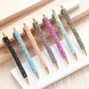 Promotion Sequin Creative Metal Ballpoint <b>Pen</b> with logo Slim Signature <b>Pen</b> Custom <b>Pen</b> Wholesale Suitable for Advertising - Product Image 1
