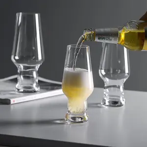 간단하고 창조적 인 가정용 투명 밀크 쉐이크 컵 차가운 음료 컵 주스 유리