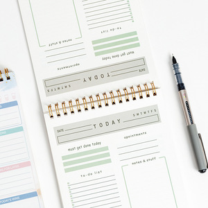 Impresión personalizada Agenda sin fecha Lista de verificación de tareas Gestión del tiempo Lista de tareas diarias Planificador Bloc de notas con los objetivos de hoy - Product Image 2