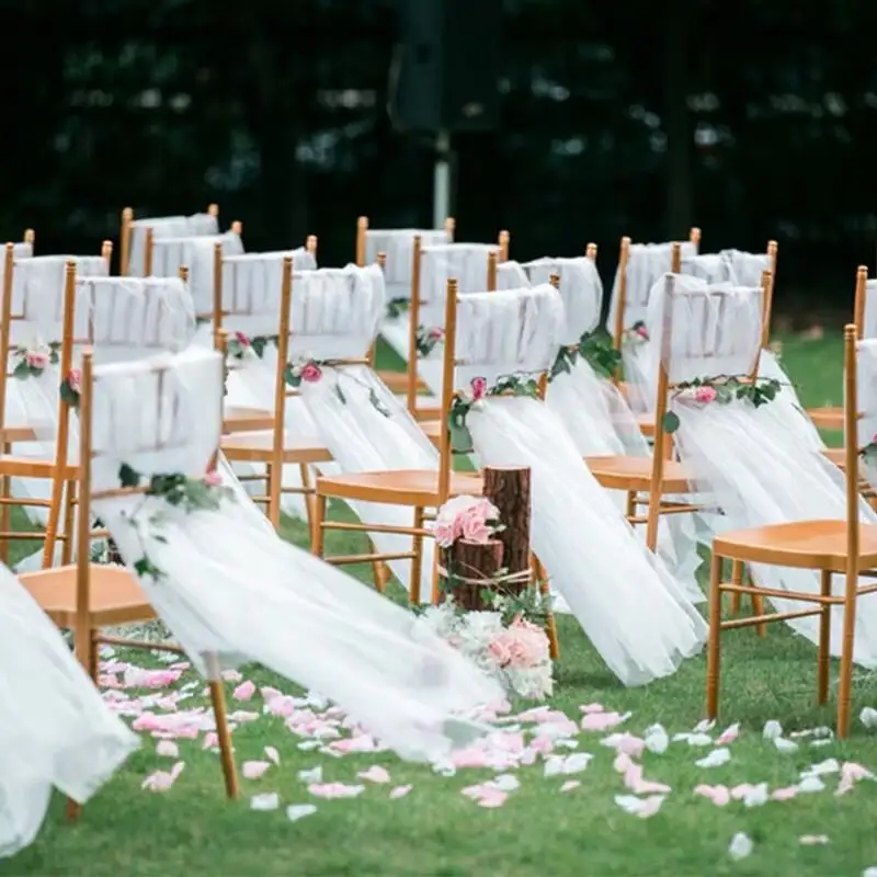 Wedding Chair Sashes Wedding Decorations