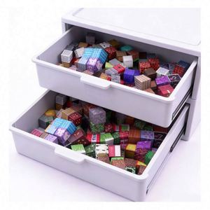 Montessori STEM Magnetic <b>Building</b> <b>Blocks</b> ABS Plastic Sensory Cube Construction Learning <b>Set</b> Creative Builder Toys 5 to 7 Years - Product Image 2