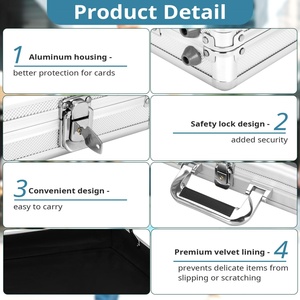Estuche de Almacenamiento de Tarjetas Coleccionables de Plástico Transparente Personalizado al por Mayor con Protección Duradera - Product Image 5