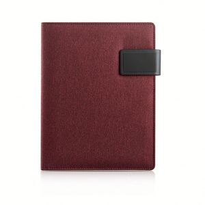 Customizable Colors Eco-Friendly Luxury <b>A5</b> Executive <b>Diary</b> Silk Screen Printed Leather Cover Metal Buckle Guangdong Made OEM - Product Image 2
