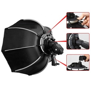 กล่องไฟสตูดิโอถ่ายภาพวิดีโอขนาด55ซม. อุปกรณ์เสริมสำหรับแฟลชสตูดิโอถ่ายภาพแบบพกพาอุปกรณ์เสริมสำหรับแฟลชสตูดิโอถ่ายภาพ - Product Image 5