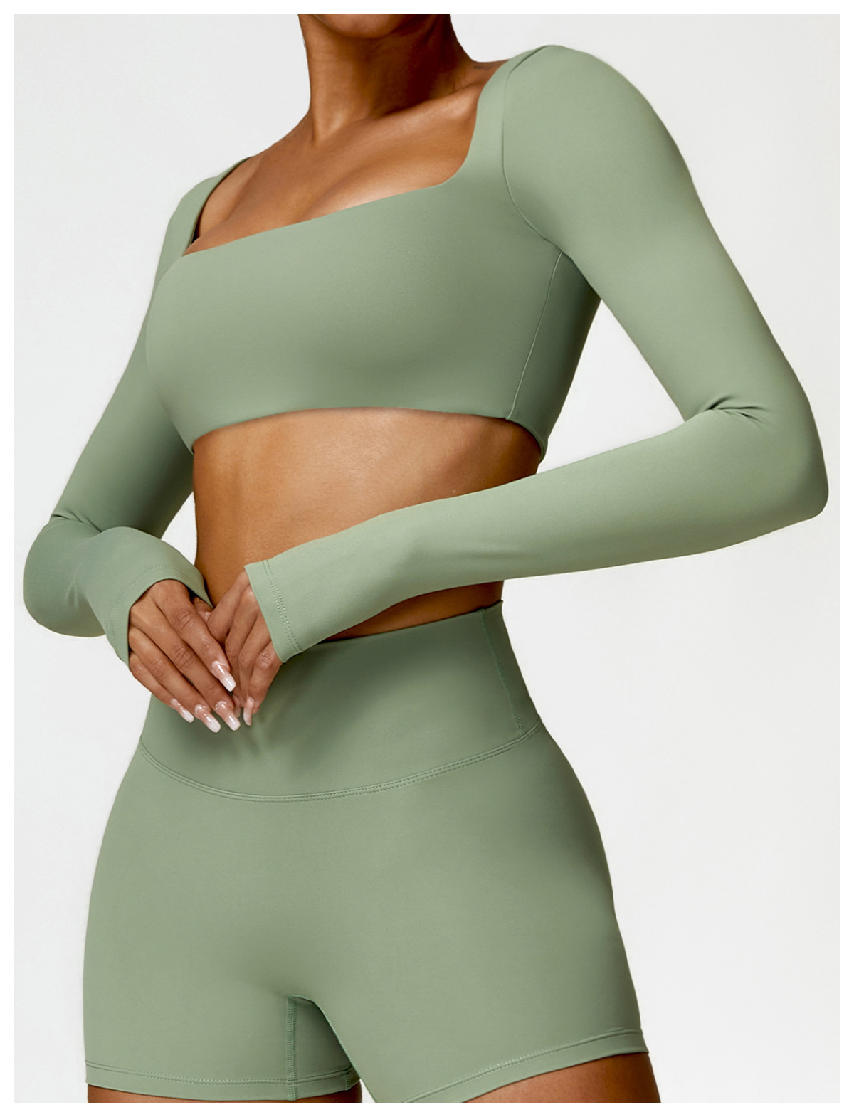 long sleeve green