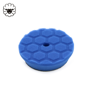Blaues Sechseckiges Polierpad in Drei Größen <span class=keywords><strong>3</strong></span>''/5''/6'' Zoll, Schwamm-Polierpads für die Karosseriepolitur und Autoaufbereitung - Product Image 2