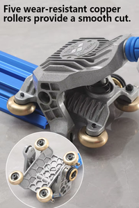 Coupe-carreaux manuel portable BT-1580A, format large 3800 mm, pour carreaux de dékton, grès cérame, dalles, avec rails de guidage - Product Image 3