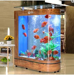 <span class=keywords><strong>Aquarium</strong></span> en verre transparent sur mesure, grand cube, <span class=keywords><strong>aquarium</strong></span> pour poissons, <span class=keywords><strong>aquarium</strong></span> en verre avec façade bombée - Product Image 3
