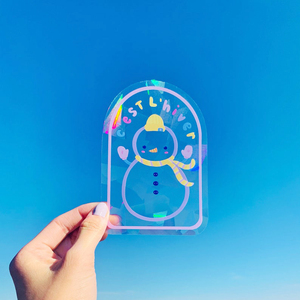 Mới nóng Mặt Trời Sticker bán buôn suncatcher cửa sổ Sticker tùy chỉnh phim hoạt hình PVC cầu vồng suncatcher dán kính tĩnh điện - Product Image 1