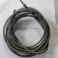 Desatascador de Tuberías de Grado Profesional, Serpiente Flexible de Acero de 1-20M para Desagües de Inodoros, Lavabos y Baños, Herramienta para Eliminar Obstrucciones
