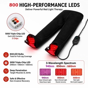 Vente flash - Pantalon de luminothérapie rouge - 800 LED - <span class=keywords><strong>Appareil</strong></span> de luminothérapie infrarouge pour la récupération musculaire - Bien-être sportif - Product Image 6