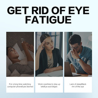Kabellose Beruhigende Wärme-Augenmassage Tragbar 4D Luftdruck Musik Vibration 3 Modi Intelligente Augenpflege-Massage