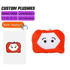Mini almohada de tela personalizada con foto digital, de felpa súper suave de algodón PP, tipo llavero y juguete para bolso, estilo anime - Product Image 4