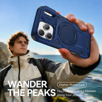 Coque pour iPhone 18 Pro Max avec cache-caméra coulissant et support rotatif à 360° pour iPhone 17 Pro Max, Air 16, 16e, 15, 14 Plus, 13