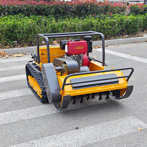เครื่องตัดหญ้าแบบหุ่นยนต์บังคับวิทยุ รุ่น LT192-D สำหรับทุกสภาพพื้นผิว ได้รับการรับรองมาตรฐาน CE EPA ใช้สายพานยางสำหรับงานเกษตรกรรม - Product Image 1