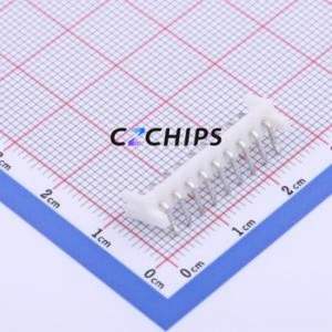 S9B-EH(LF)(SN) Wire-to-Board Pin Header Bent Lead Through Hole,P=2.5mm Connector 1x9P 2.5mm Right Angle Insert EH - Product Image 2