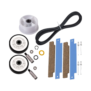 Kit Rullo Asciugatrice <span class=keywords><strong>BlueStars</strong></span> 12001541 303373, Kit Cuscinetto Tamburo 306508, Puleggia Tenditore WP6-3700340 WP33002535, Lavatrice Manuale Durevole - Product Image 1