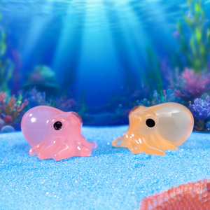 Figuras de Pulpo en Miniatura de Resina, Adornos de Resina que Brillan en la Oscuridad para Acuario, Casa de Muñecas, Jardín, Paisaje, Manualidades DIY - Product Image 4