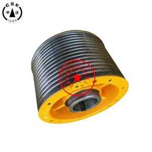 350*14*8 340*12*8 424*14*10 424*12*10 piezas de elevador rueda de tracción de bobinado de elevador para Thysse - Product Image 5