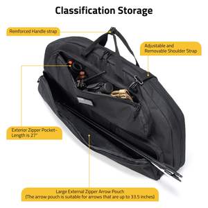 Muestra Gratuita de Arco Compuesto de Tiro con Arco y Equipo de Flechas, Bolsa de Arco Compuesto Grande y Suave con Camuflaje, Organizador de Flechas - Product Image 2