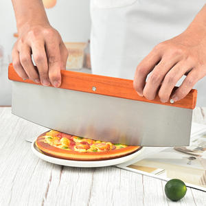 Cortador creativo de masa de acero inoxidable y raspador de fideos, herramienta <span class=keywords><strong>para</strong></span> hornear <span class=keywords><strong>para</strong></span> cortar <span class=keywords><strong>pizza</strong></span> y <span class=keywords><strong>harina</strong></span> - Product Image 1
