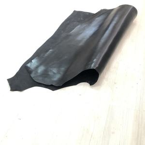 หนังวัวแท้สีดำฟอกผักทั้งชิ้นหนังวัวแท้สำหรับรองเท้าเข็มขัดโซฟางานฝีมือ-ลายพิมพ์ลวดลายธัญพืชสำเร็จรูป - Product Image 1