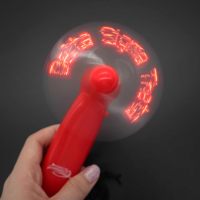 Kipas Tangan LED Sigma Gamma Rho Sorority dengan Pesan Terprogram, Lampu Elektrik Portabel, Souvenir Acara untuk Hadiah Kerjasama