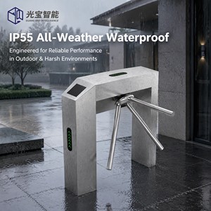 Torniquete Trípode de Puente Personalizado de Alta Capacidad para Control de Asistencia, Solución de Entrada Resistente para Todo Clima - Product Image 1