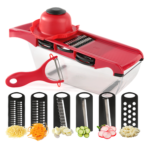 Nhà bếp chuẩn bị tiện ích Slice và shred công cụ cầm tay mandoline Hướng dẫn sử dụng rau xử lý dễ dàng làm sạch thực phẩm Chopper multiblade cắt - Product Image 2