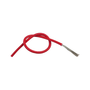 UL3122 16 17 18 20 22 24AWG Silicone Fibre de Verre Tressé Fils Électroniques Torsadés Câble Aérien RoHS pour Cuiseur à Riz <span class=keywords><strong>Électrique</strong></span> - Product Image 1