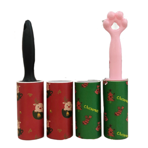 Outil de nettoyage de tapis, 10 à 90 feuilles, 40 feuilles réutilisables, collantes, pour enlever les poils d'animaux, <span class=keywords><strong>recharge</strong></span> portable, rouleau à peluches pour vêtements - Product Image 2