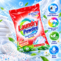 Poudre à lessiver OEM adaptée à un usage domestique et professionnel, efficace contre diverses taches de tissu, la saleté et les taches alimentaires