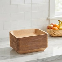 Barquettes alimentaires rectangulaires écologiques jetables et contenants à emporter compostables pour sushis, fast-food, snacks, biscuits, pain