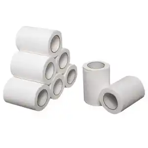 Pabrik grosir putih disesuaikan 100% Virgin Wood Pulp 2/3/4ply kertas kamar mandi timbul mewah kertas gulung kertas tisu Toilet