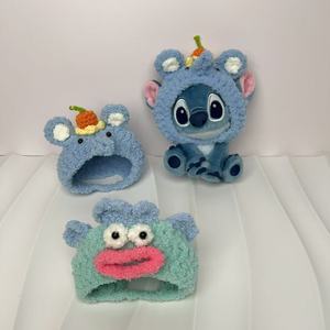 Chapeau en peluche Lilo Stitch, bandeau, bavoir, poupée en coton de 12 cm, décoration mignonne pour enfants, unisexe - Product Image 1