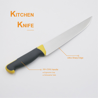 Ensemble de couteaux de Chef français classique professionnel plusieurs tailles avec lames en acier inoxydable de 7 8 9 11 pouces poignée en PP TPR utilisation dans la cuisine