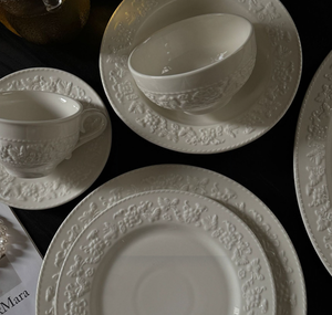 Cadeaux d'affaires modernes, vaisselle en porcelaine émaillée durable et écologique, ensemble de plats avec assiettes en céramique sans BPA de qualité alimentaire - Product Image 3