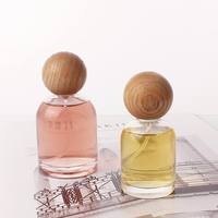 Flacon de parfum rechargeable de luxe portable à fond épais 30ml 50ml 100ml pour cosmétiques