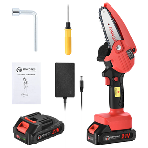 21V 4 Inch Cordless Electric <strong>Chainsaw</strong> Easy to Operate DIY Grade Handheld Chain Saw with Battery Power Source - Product Image 4