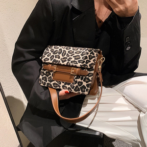 Groothandel Mode Dames Kleine Vierkante Tas Hoge Kwaliteit Luipaardprint Schouder Crossbody Portemonnees Luxe Vrouwen Handtassen - Product Image 3