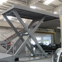Plateforme élévatrice à ciseaux électrique hydraulique télescopique économique, capacité 5 tonnes, pour marchandises