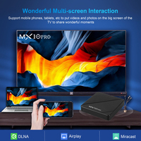 Topleo 2024 Mx10 Tv Box Android Smart Internet 4K Tv Box Mx10 Android 13 Smart Tv Box