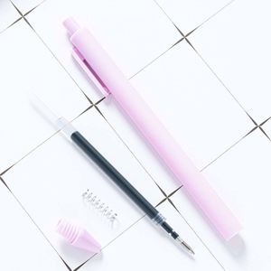 Stylos à bille en plastique multicolores, revêtement caoutchouc, vente en gros, meilleur prix, avec logo personnalisé OEM pour la papeterie - Product Image 5