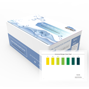 Kit de Test d'eau pour <span class=keywords><strong>Aquarium</strong></span>, kit de test d'ammoniaque pour étang d'eau douce et salée - Product Image 2