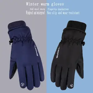 Gants de ski d'hiver de haute qualité Soccer Max Pro, épaissis, imperméables, protection contre le froid, doublure chaude, jacquard, logo personnalisé ABS - Product Image 3