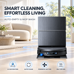 Robot Aspiradora y Fregadora ECOVACS X12S PRO OMNI con Eliminación Automática de Suciedad y Autolimpieza para el Hogar - Product Image 1