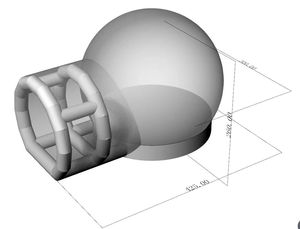 Hot bán trẻ em bên bóng bay vui vẻ nhà bong bóng khổng lồ rõ ràng bong bóng bơm hơi lều - Product Image 6