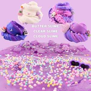 Mixed Texture <b>Slime</b> Bundle Jelly Foam Creamy Styles Cute Decorations Non Sticky Party Favor Retail Gift Pack - Product Image 4